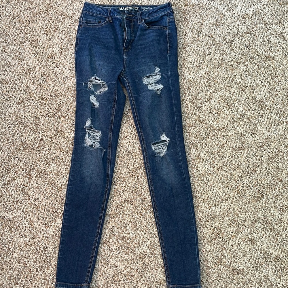 Blue Spice High Waist Skinny Jegging Size 3